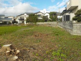 対象土地南より撮影